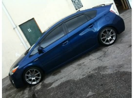 2011 Toyota Prius with 18x8 Blitz Profile BRW wheels