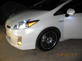 2012 Toyota Prius with 17x7.5 DR 34 wheels