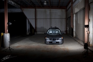 2007 Subaru Impreza with 17x8 5Zigen FN01R-C wheels