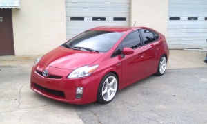 2010 Toyota Prius with Advan Kruezer V wheels