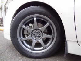 2010 Toyota Prius with 16x7 Montegi MR125 wheels