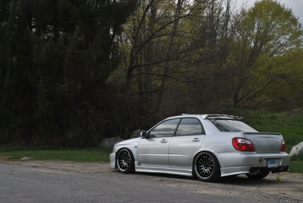 2004 Subaru Impreza with Rota wheels
