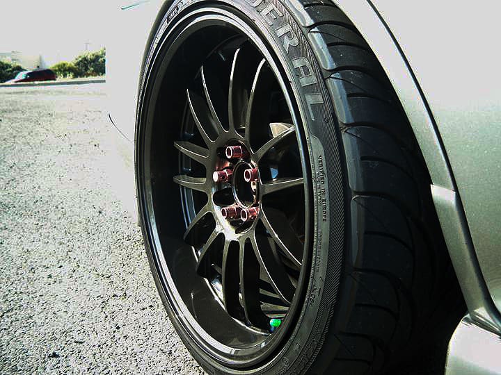 2004 Subaru Impreza with 18x10 Rota wheels
