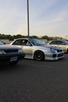 2003 Subaru Impreza with 18x10 Rota wheels