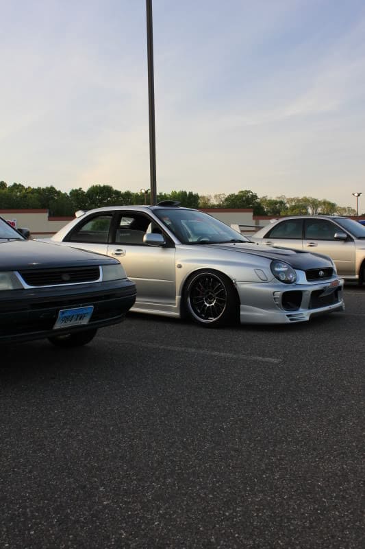 2003 Subaru Impreza with 18x10 Rota wheels