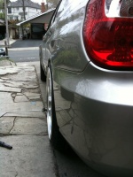 2008 Subaru Impreza with 18x9 Rota wheels