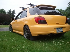2003 Subaru Impreza with 17x8 Rota Torque wheels