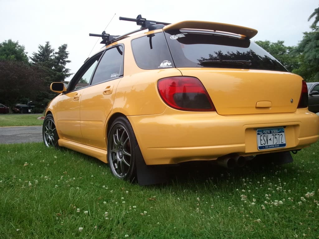 2003 Subaru Impreza with 17x8 Rota Torque wheels