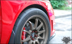 2007 Subaru Impreza with 17x9 Rota DPT wheels