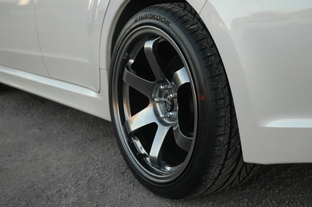 2010 Subaru Impreza with 18x9.5 Rota Grid wheels