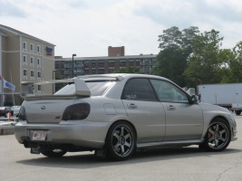 2008 Subaru Impreza with 18x8.5 Rota Grid wheels
