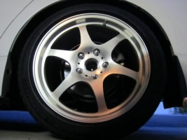 2011 Toyota Prius with 17x7.5 JOUSTMEISTER FORGED BRONZE wheels