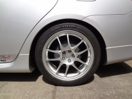 2009 Toyota Corolla with 17x8 wheels