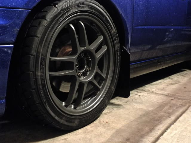 2004 Subaru Impreza with 17x7.5 Rota Subzero wheels