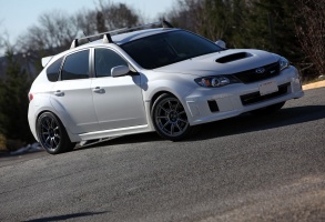 2011 Subaru Impreza WRX with 18x9.5 wheels