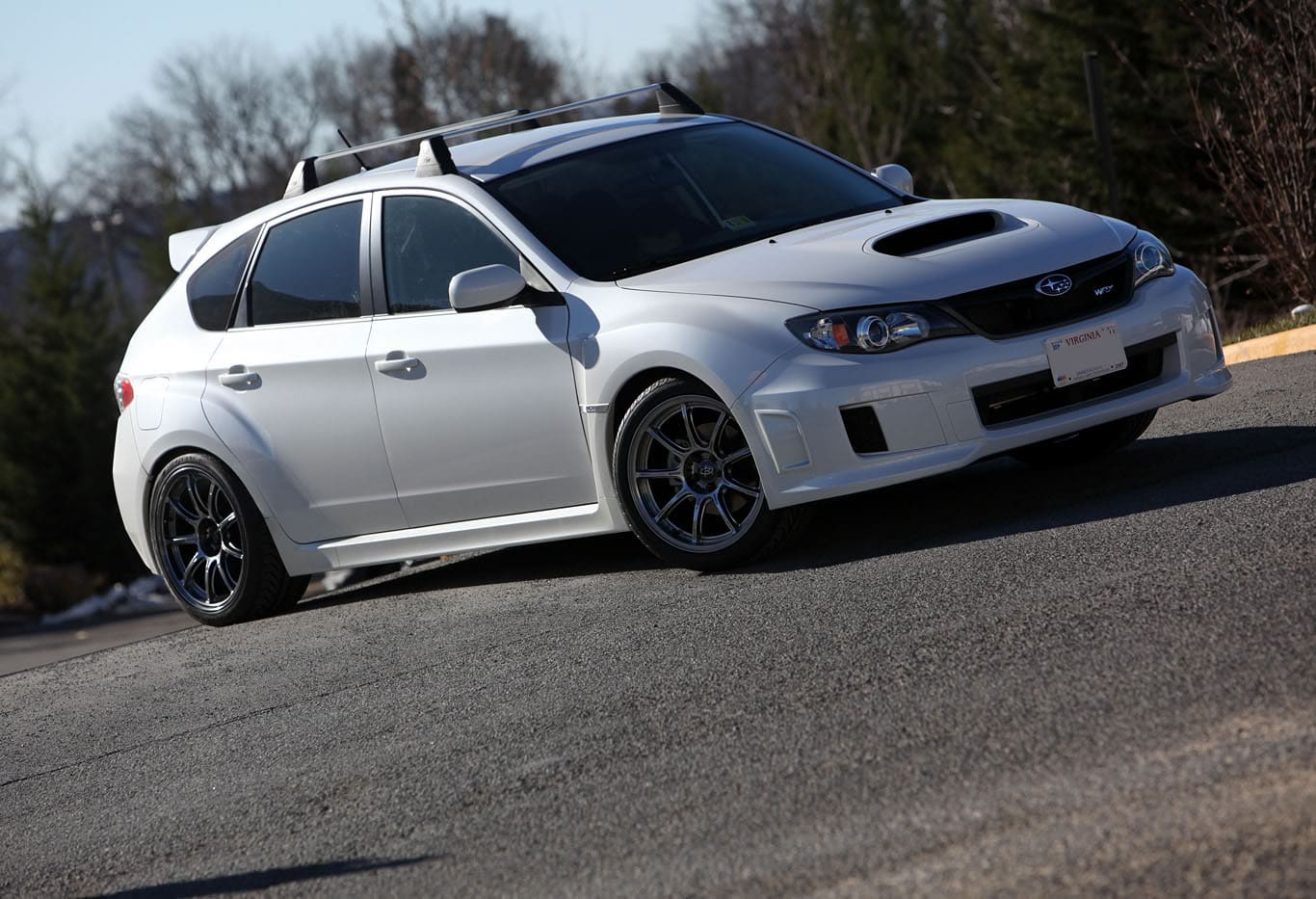 2011 Subaru Impreza WRX with 18x9.5 wheels