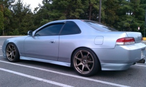 1998 Honda Prelude with 18x8 MB Battle wheels
