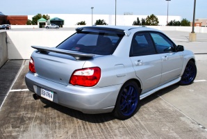 2004 Subaru Impreza with 18x7.5 Rota Subzero wheels