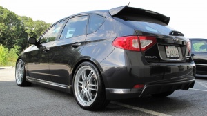 2010 Subaru Impreza with RPF1 wheels