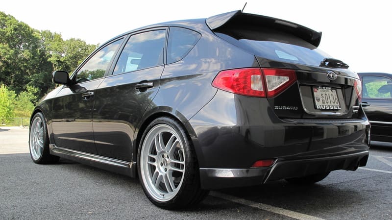 2010 Subaru Impreza with RPF1 wheels