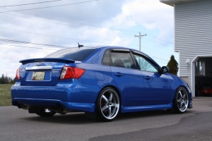 2011 Subaru Impreza with Axis Shine wheels