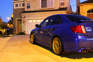 2011 Subaru Impreza with 18x8.5 Rota SVN wheels