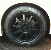 2010 Toyota Prius with 17x8 TSW Willow wheels