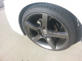 2010 Toyota Prius with 19x8.5 Five AD R5:f wheels