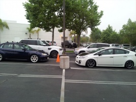 2012 Toyota Prius Plug-in with 18x8.5 Rays 57DR wheels