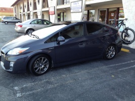 2011 Toyota Prius with 17x7 Volk Racing Rays Super Eco wheels