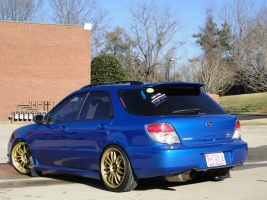 2003 Subaru Impreza with Rota SVN wheels