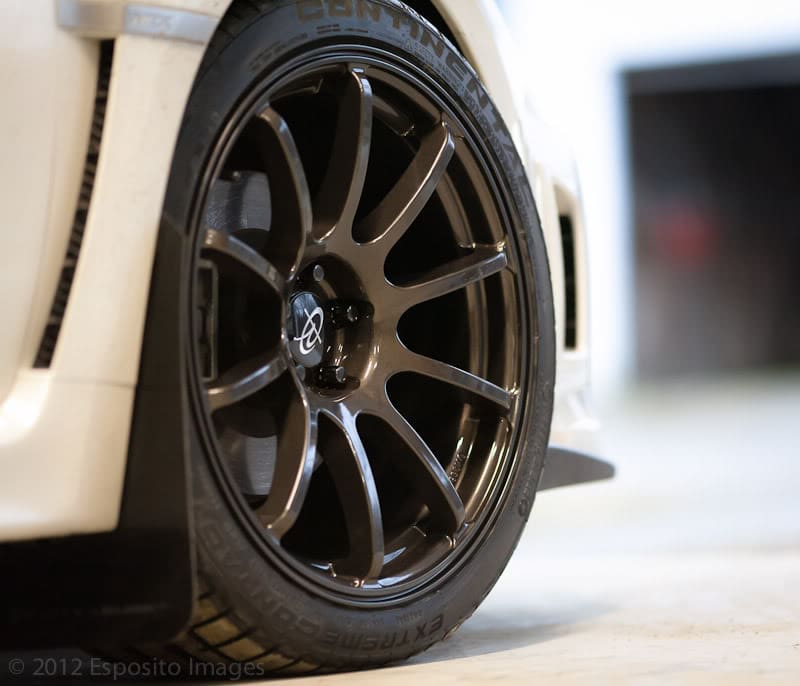 2011 Subaru Impreza WRX with 18x9 Rota G-Force wheels