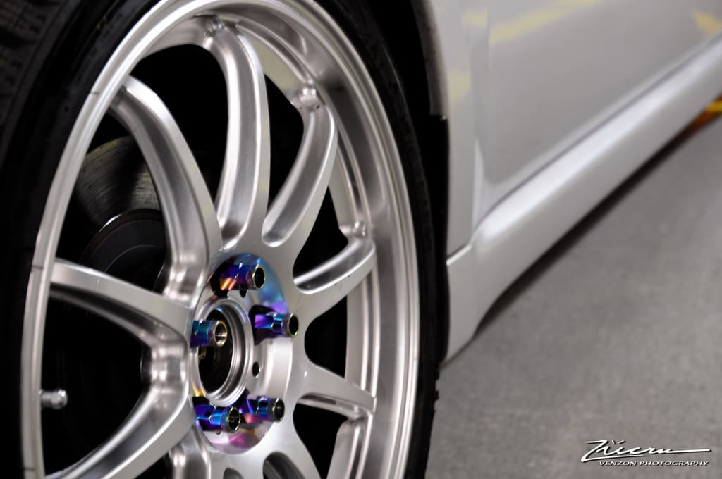 2005 Subaru Legacy with 18x8 Rota Tarmac 3 wheels