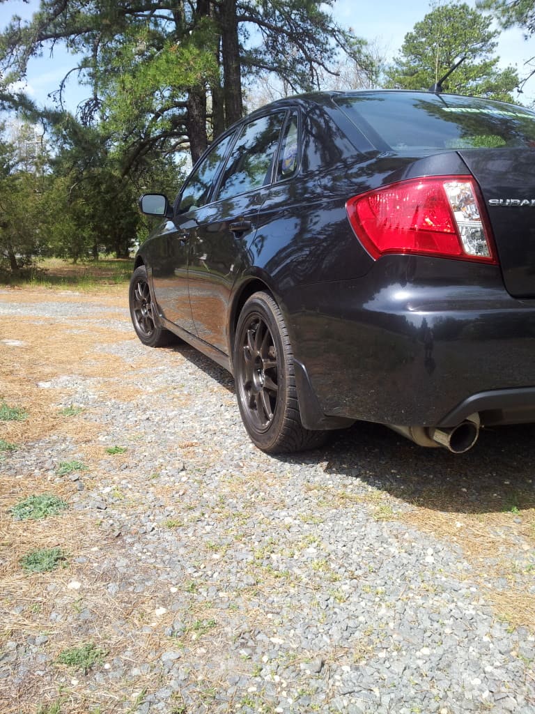 2011 Subaru Impreza with 17x8 Rota Torque wheels