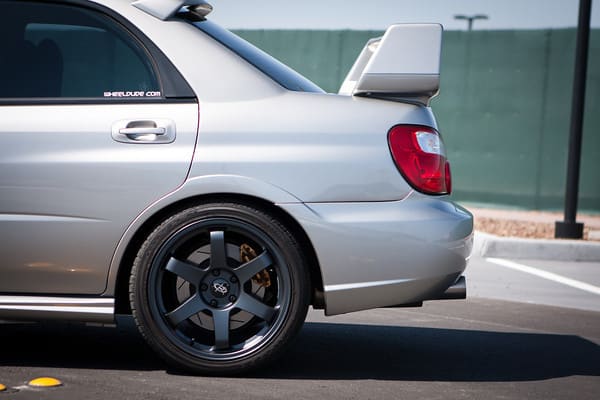 2007 Subaru Impreza with 18x8.5 Rota Grid wheels