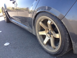 2011 Subaru Impreza WRX with 18x9.5 Rota Grid wheels