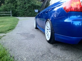 2009 Subaru Impreza with 18x9.5 Rota Torque wheels