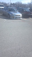 2002 Subaru Impreza with 18x9.5 Rota DPT wheels