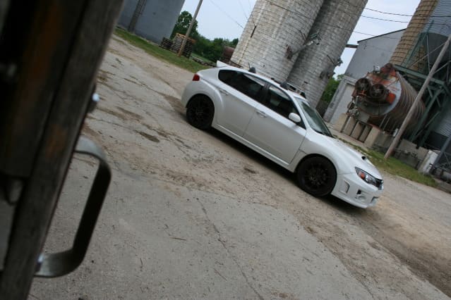 2011 Subaru Impreza WRX with 18x8.5 Rota G-Force wheels