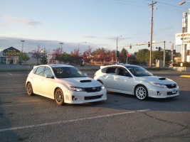 2011 Subaru Impreza WRX with Rota DPT wheels