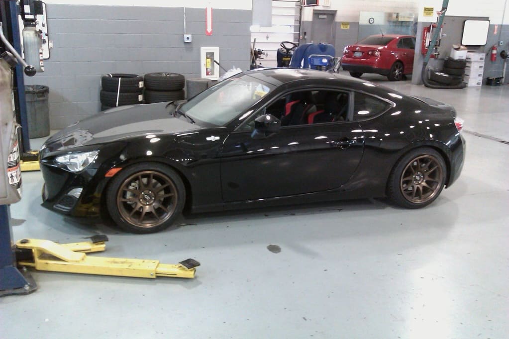 2013 Subaru BRZ with 17x9 Rota Torque wheels