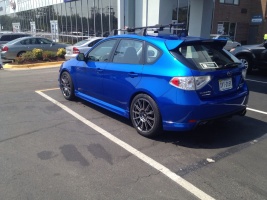 2011 Subaru Impreza WRX with 18x8 Rota Gravel wheels