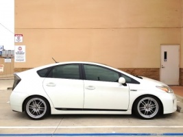 2012 Toyota Prius with 18x7 Enkei RPF1 wheels