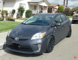 2012 Toyota Prius with 18x8.75 wheels