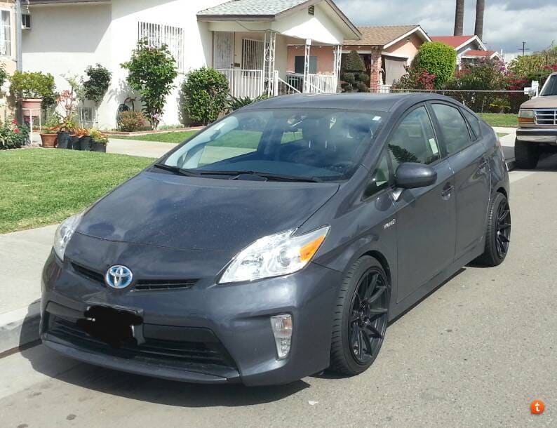 2012 Toyota Prius with 18x8.75 wheels