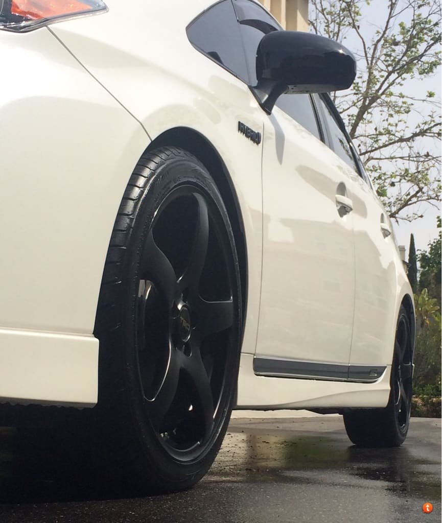 2016 Toyota Prius with TRD wheels