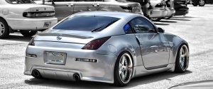 2003 Nissan 350Z with 19x10 Rays Engineering Lexion X503 wheels