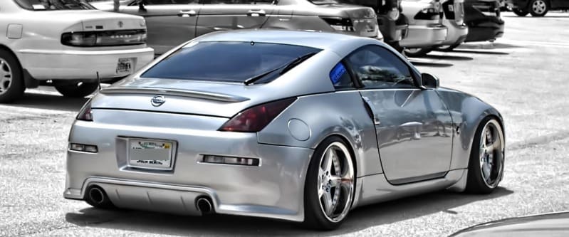 2003 Nissan 350Z with 19x10 Rays Engineering Lexion X503 wheels