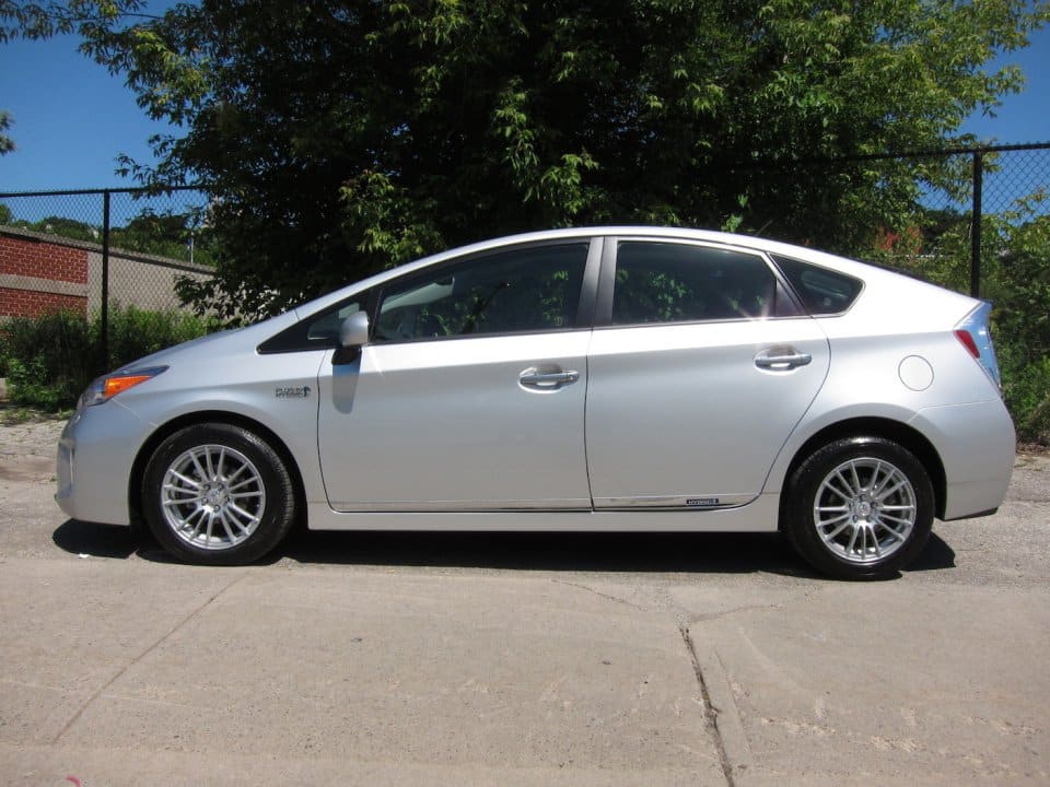 2013 Toyota Prius Plug-in with 16x7 WedsSport SA-15R wheels