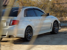 2012 Subaru Impreza with 18x8 Rota Tarmac 3 wheels